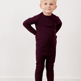 סט בייבי סריג - חציל