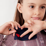 Button-down dress with collar - burgundy