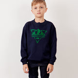 Potter shirt with velvet emblem - Navy