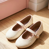 Ballerina doll shoes - BEIGE + PINK