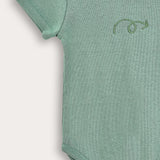 בגד גוף קייצי ריב - ירוק