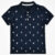 navy print